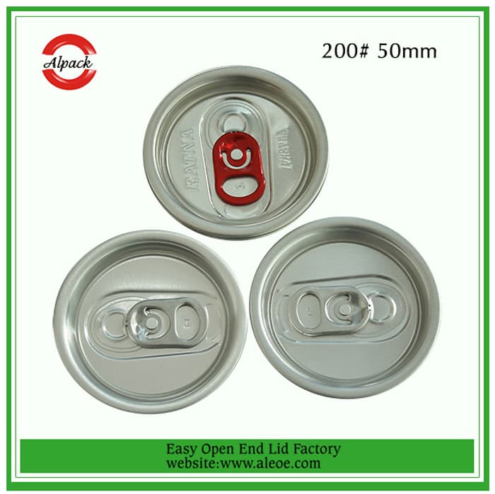 Hot Sale Aluminium Soda Drinks Can Easy Open Lid Manufacture